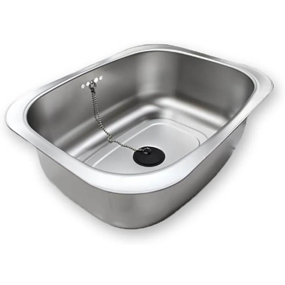 

Popular Stainless Steel Washing-up Bowl Multi-purpose Dish Tub for Sink/Wash Basins/Dishpan for Sink (WaterSpout Type)