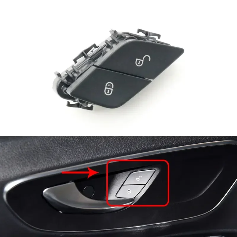 LHD Central Driver Side Door Lock Unlock Switch Button Block For Mercedes-Benz Vito C V GLC Class W447 W448 X253 W205 2015-2021