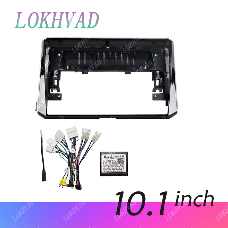 2 Din Car Frame Audio Fitting Adapter Dash Trim Mount Kits Facia Panel 9 Zoll für Toyota Corolla 2019 Radio Player