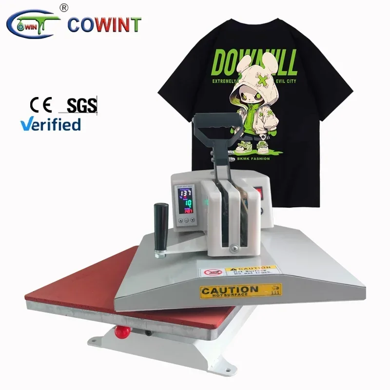 Cowint sublimation 40*60cm heat press machine for T-shirt heat transfer printing