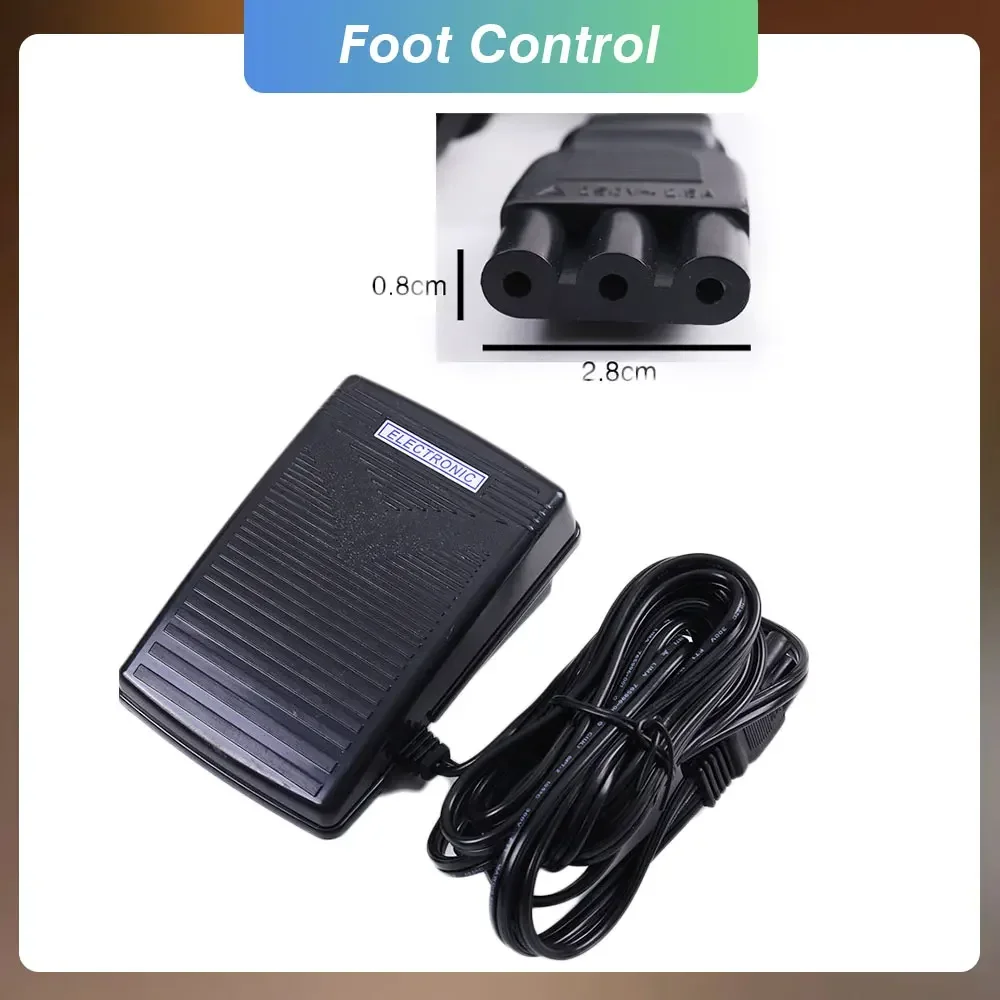 Foot Control Pedal  Sewing Machine Part033770217 JANOME 644D 734D VIKING HUSKYSTAR Connector LEAD CORD H003825-220Speed