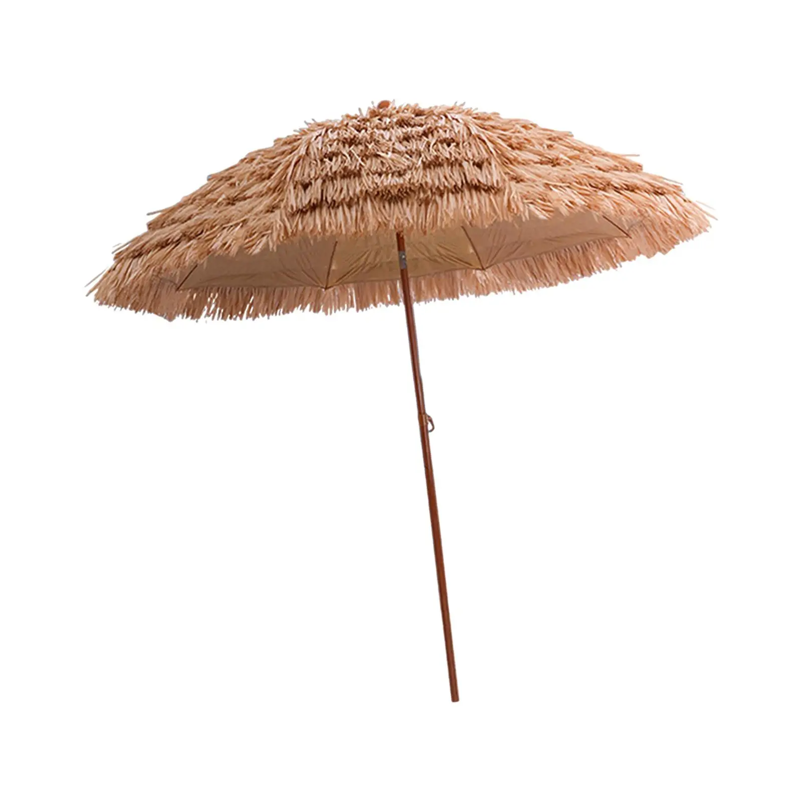 

160cm Canopy Hawaiian Pool Umbrella Metal Ribs Multipurpose for Pool Backyard Beach Umbrella