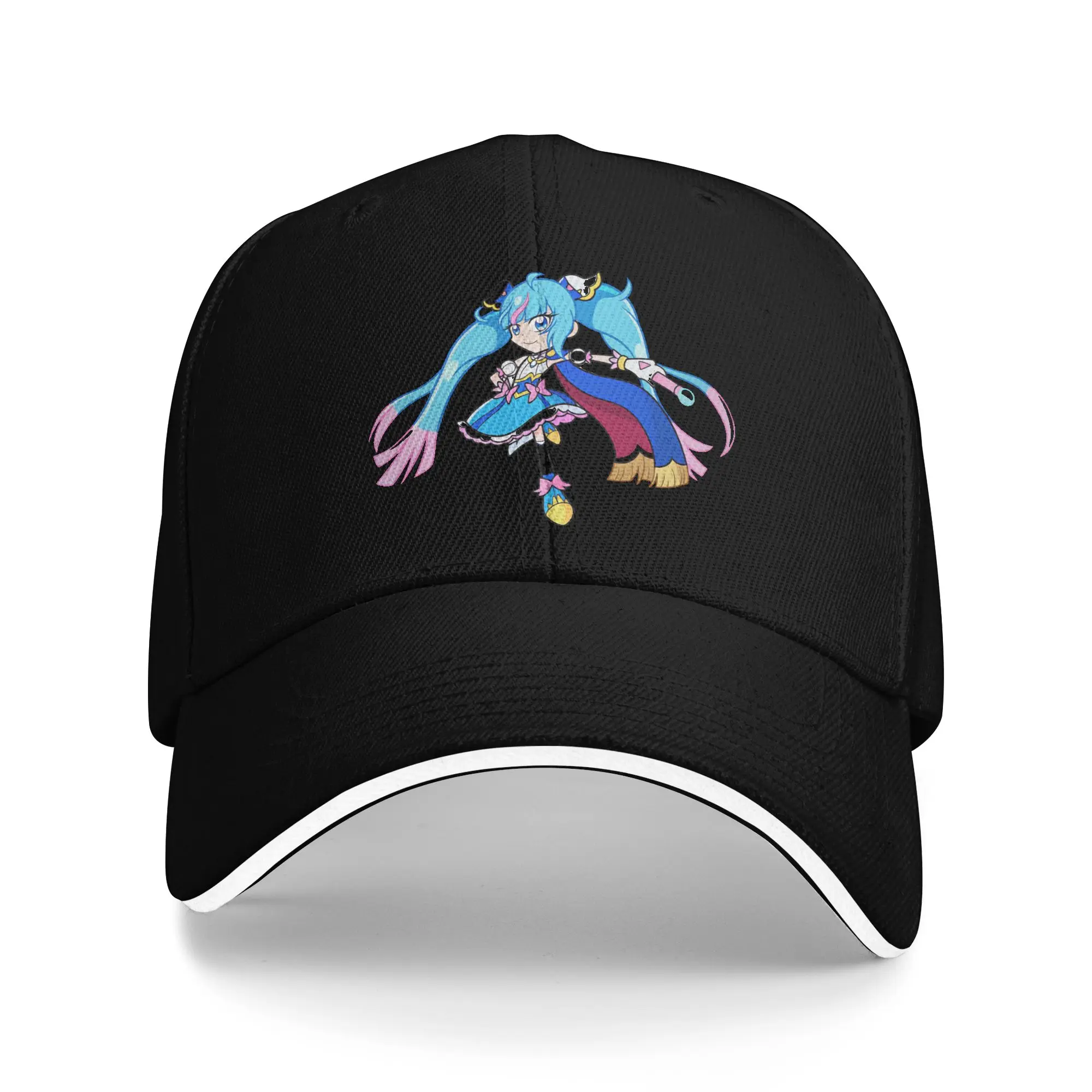 Sky Precure Cure Sky Anime Poster Casual Baseball Cap Trucker Hat Sunscreen Running Hippie Snapback Cap Fashion Baseball Caps
