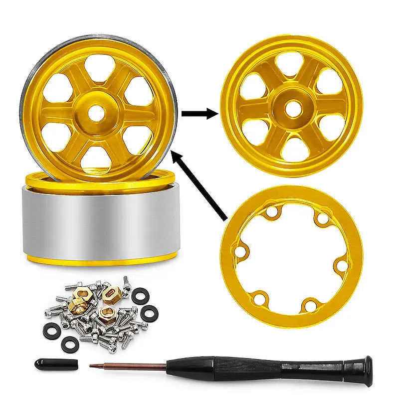 

SCX30 1/30 0.7 Inch Wheels, Negative, Ford Lie Horse, Wrangler K10 Ascent-32 D412