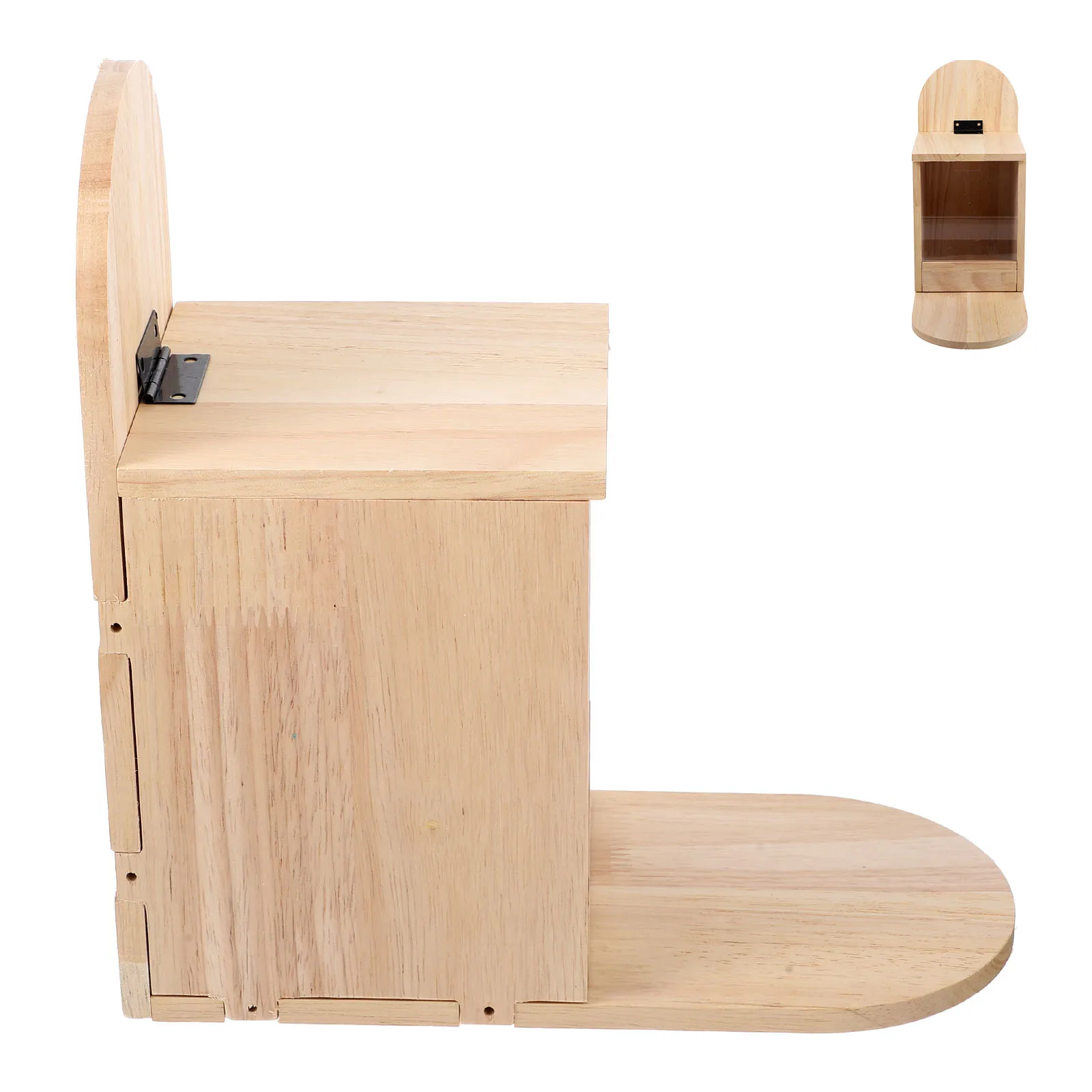 

Wooden Squirrel Feeding Box Durable Bird Feeder Outdoor Garden Trees Mountable Storage Container Attract Squirrels Birds Weather