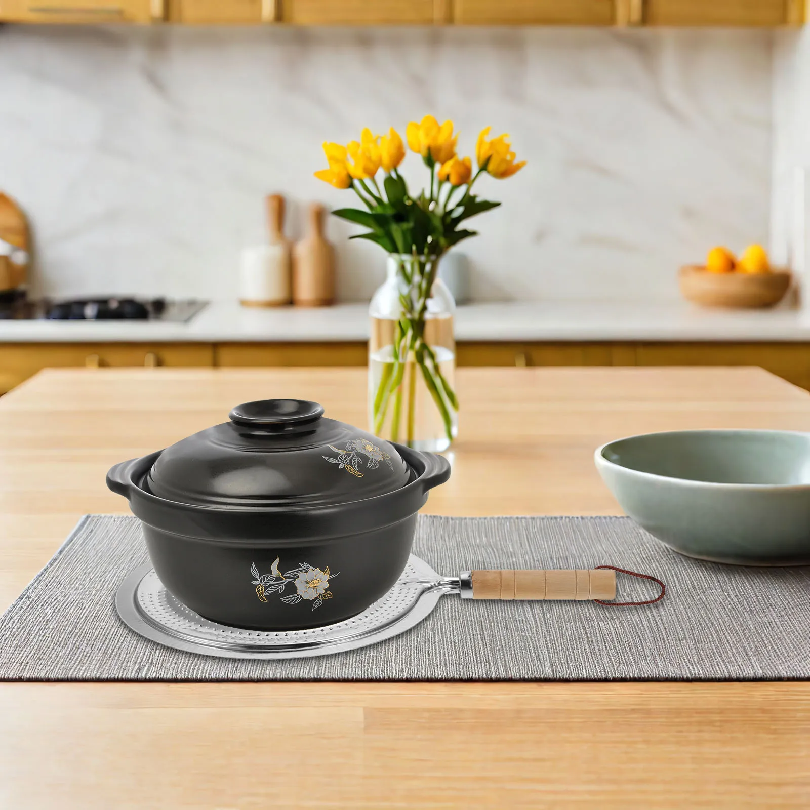 

2 шт. термостойких подставок для кастрюль, утолщенные изоляционные подкладки для защиты кухонного стола, нескользящие коврики для готовки, защита от ожогов