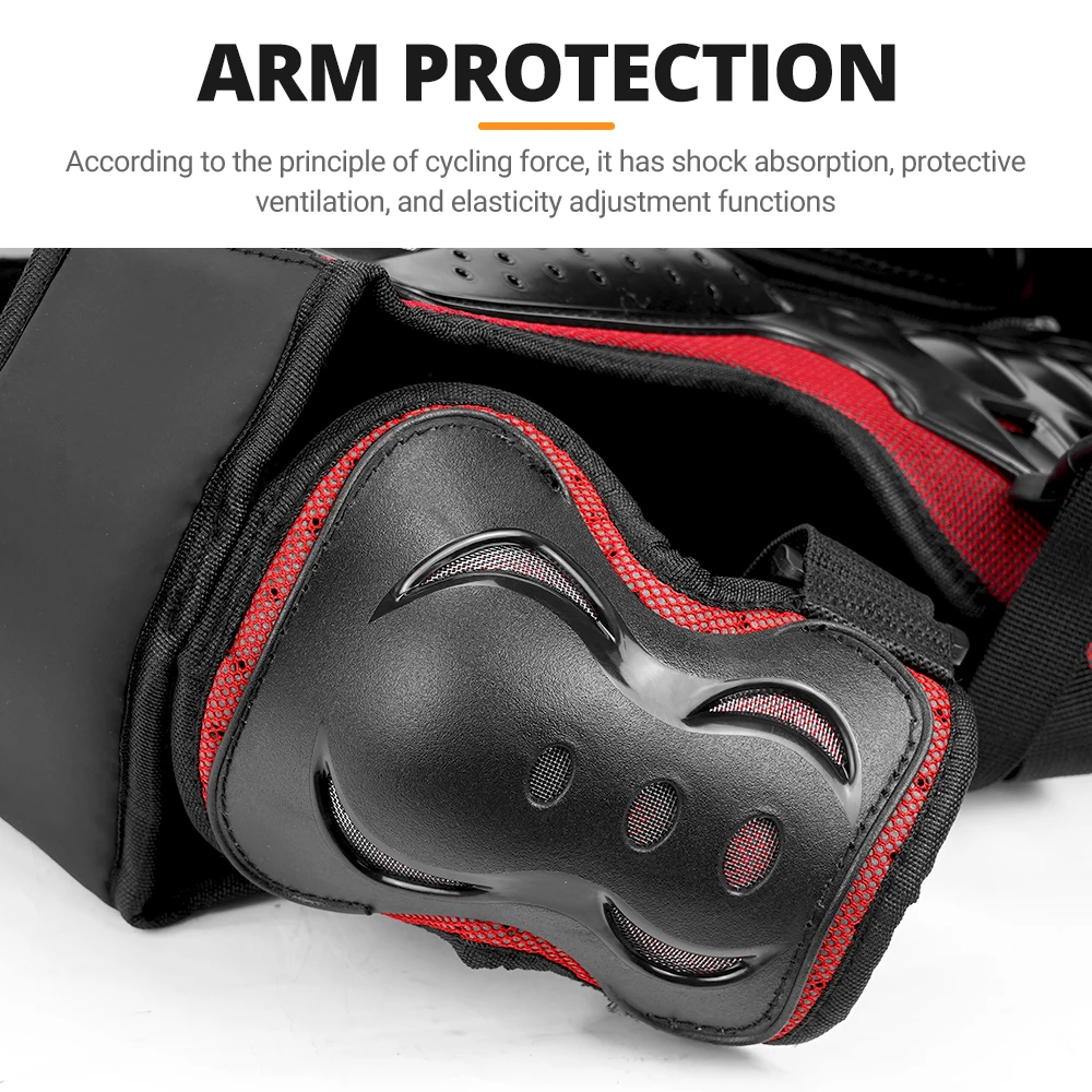 Kid's Motorcycle Armor Vest Protection Motocross Body Armor Jacket Protective Armors Riding Kneepads Elbowpads Moto Full Armor image 4