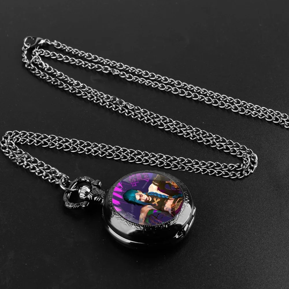 Arcane Unique Creative Quartz Pocket Watche Necklace Accessory Chain Clock Kids Souvenir Best Gifts For Children Men