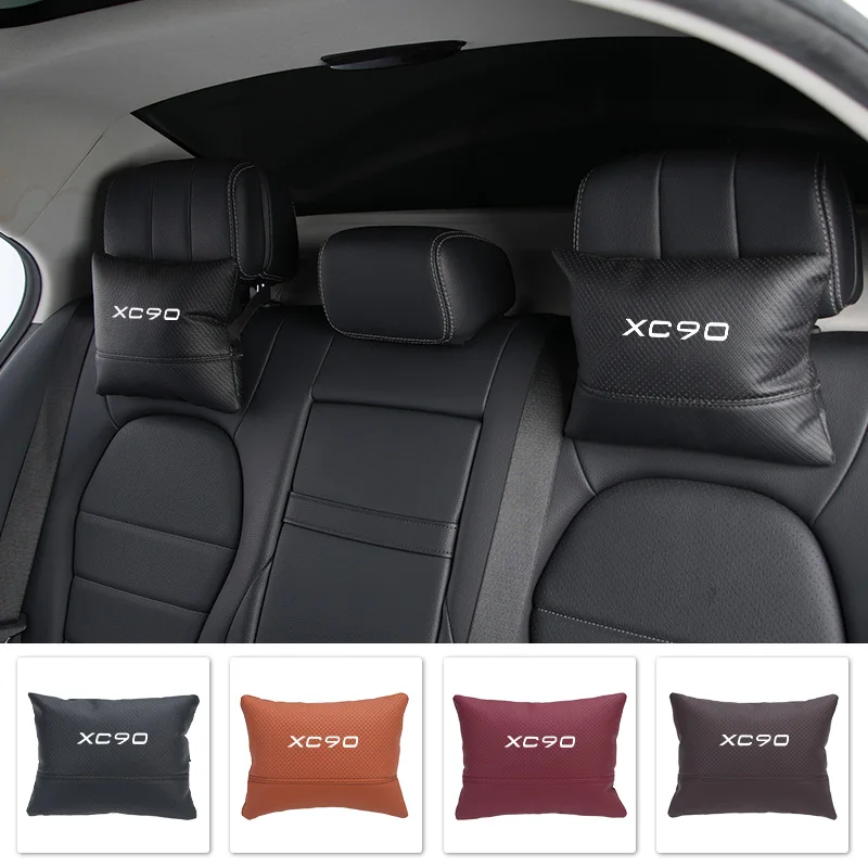 

Car Neck Headrest Pillow Seat Head Cushion For Volvo XC90 C30 T6 S60 C70 XC40 V40 XC70 V70 V60 V50 S80 S40 AWD V90 S90