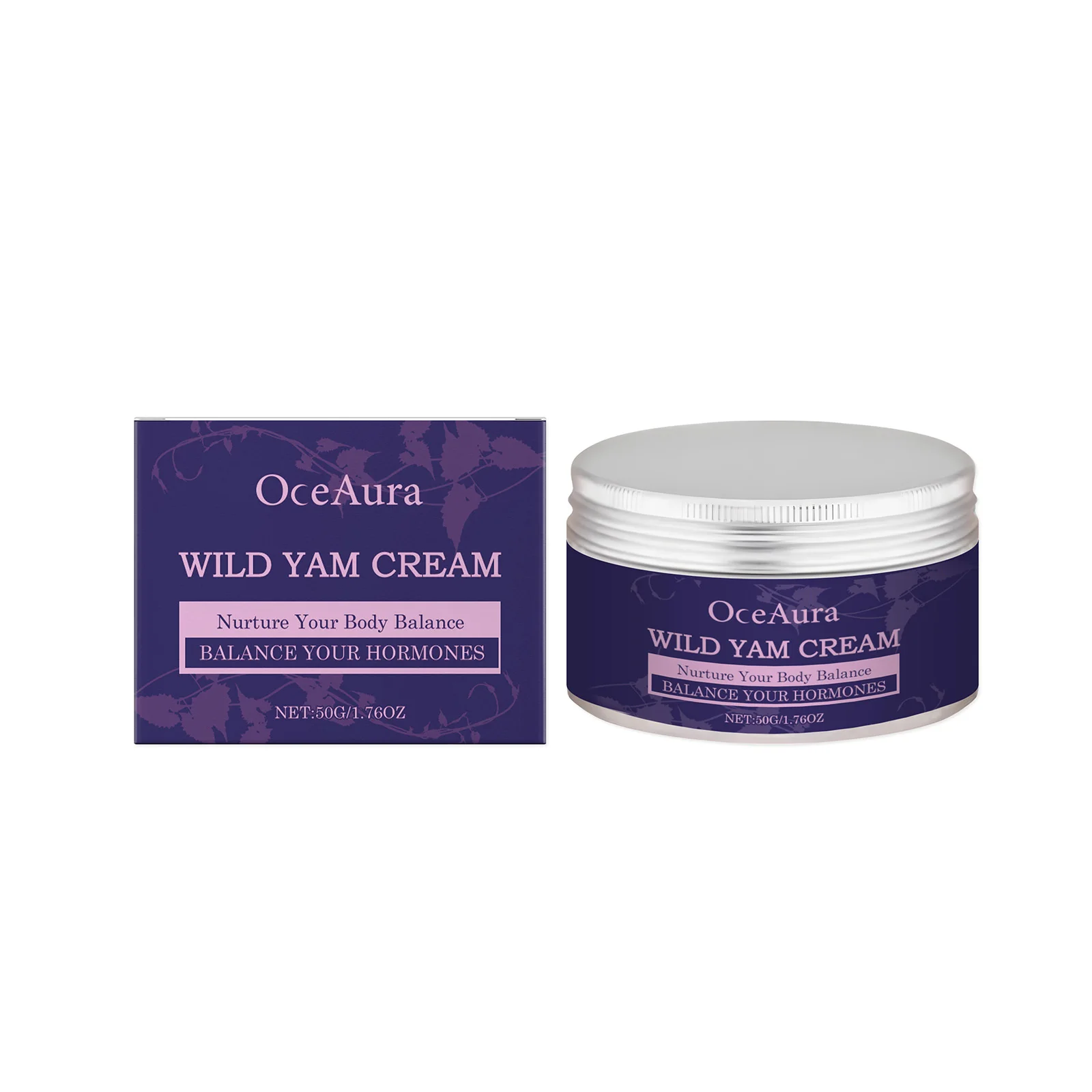 

Wild Yam Cream - Natural Hormone Balance for Women - Phytoestrogen Rich Formula - Supports Menopause Relief & Feminine Wellness