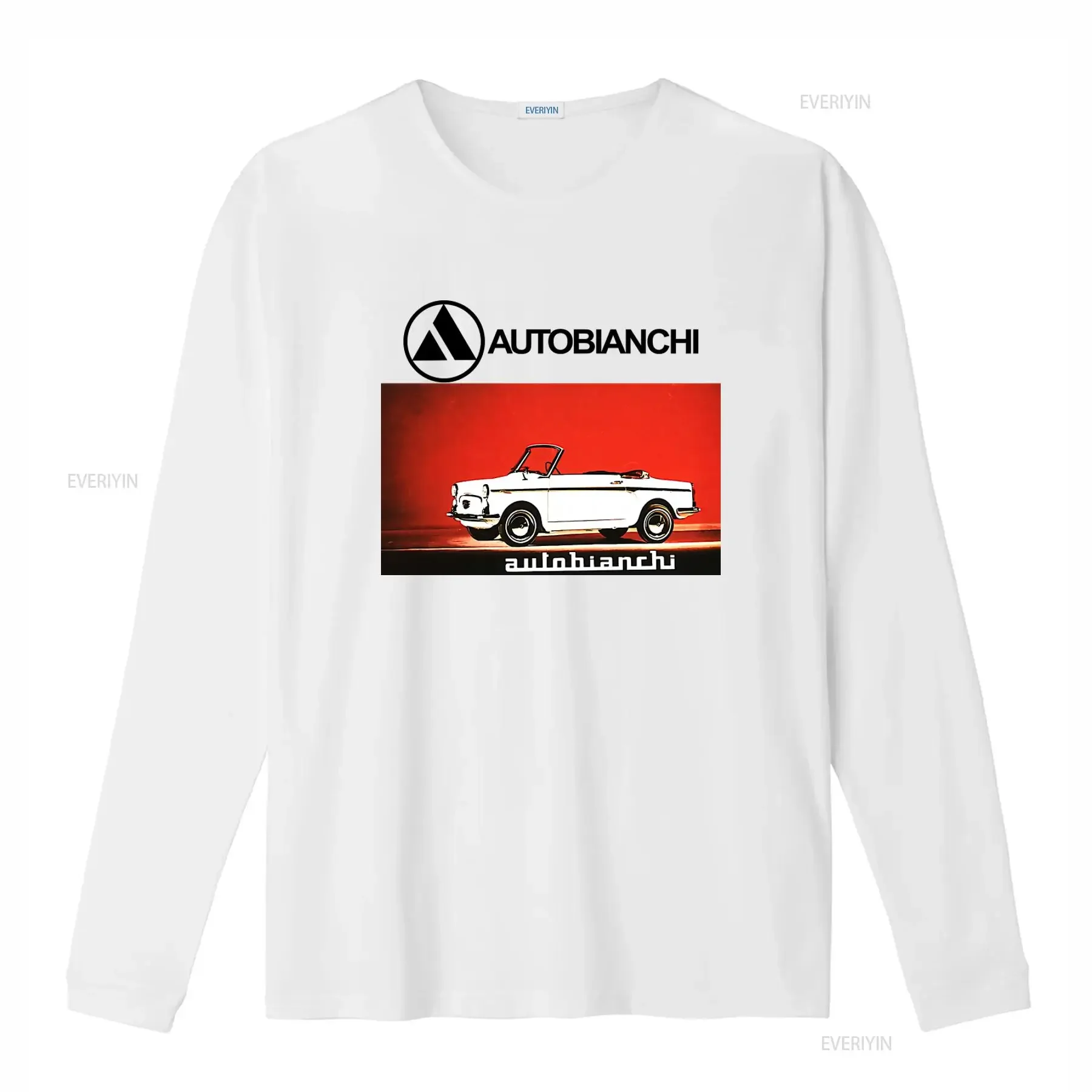Autobianchi Bianchina Convertible Car Print T Shirt for Retro Italian Automobile Design  vintage Washed Stylish