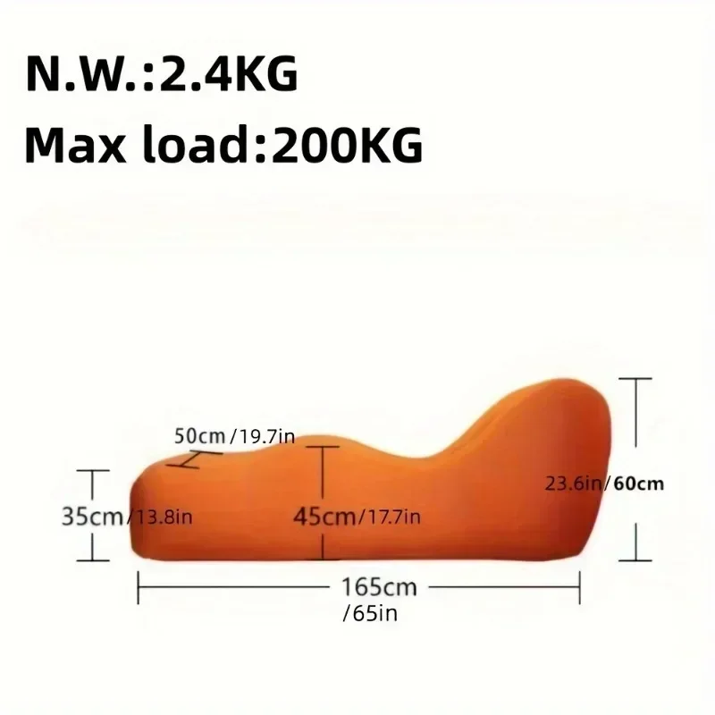 Inflatable Multi-Functional Sex Sofa Lounge Bedroom Space-Saving Relaxing Air Sofa Portable Asientos Inflables Home Furniture