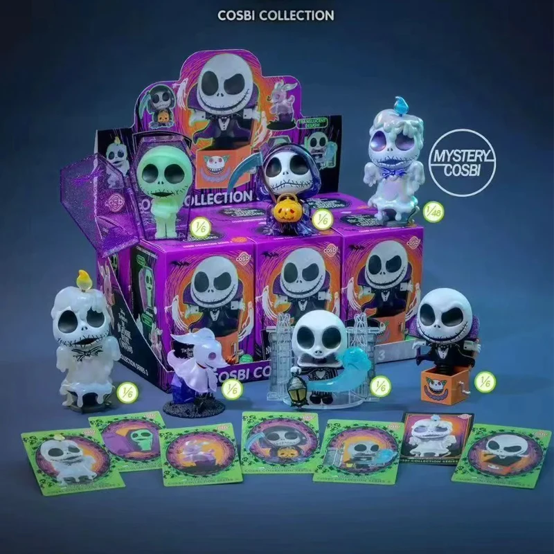

COSBI «Кошмар перед Рождеством» серии V3 слепая коробка виниловая фигурка с призрачным лицом индивидуальная кукла тайные подарки на Хэллоуин