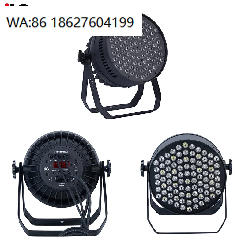 90*3W 4/8 Channels RGBW LED Par Light DMX Effect Lamp for DJ Disco Stage Party Event Wholesale