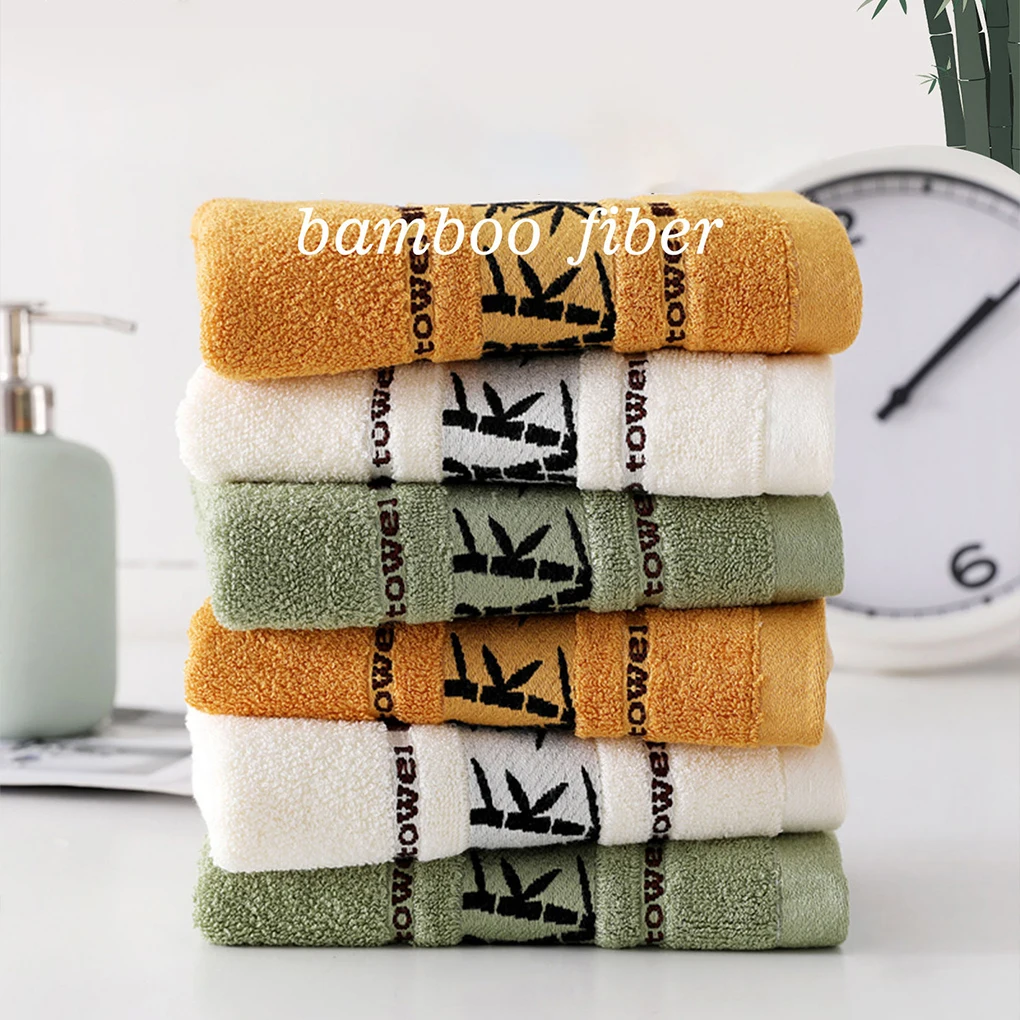 

Luxury Bathroom Towels Set Made Of Premium Bamboo Fiber Soft And Comfortable Wide Range Of Uses Yellow