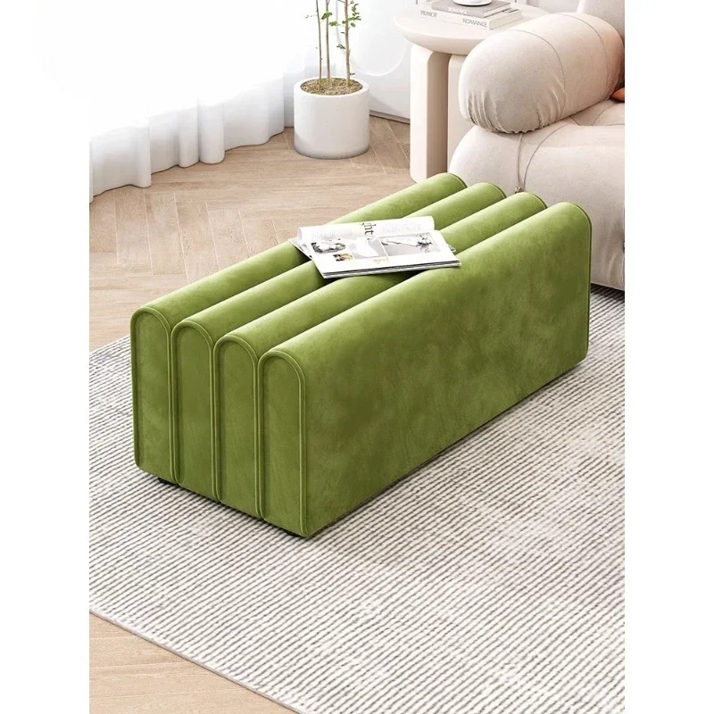 Nordic home door shoe changing stool, foot sofa stool