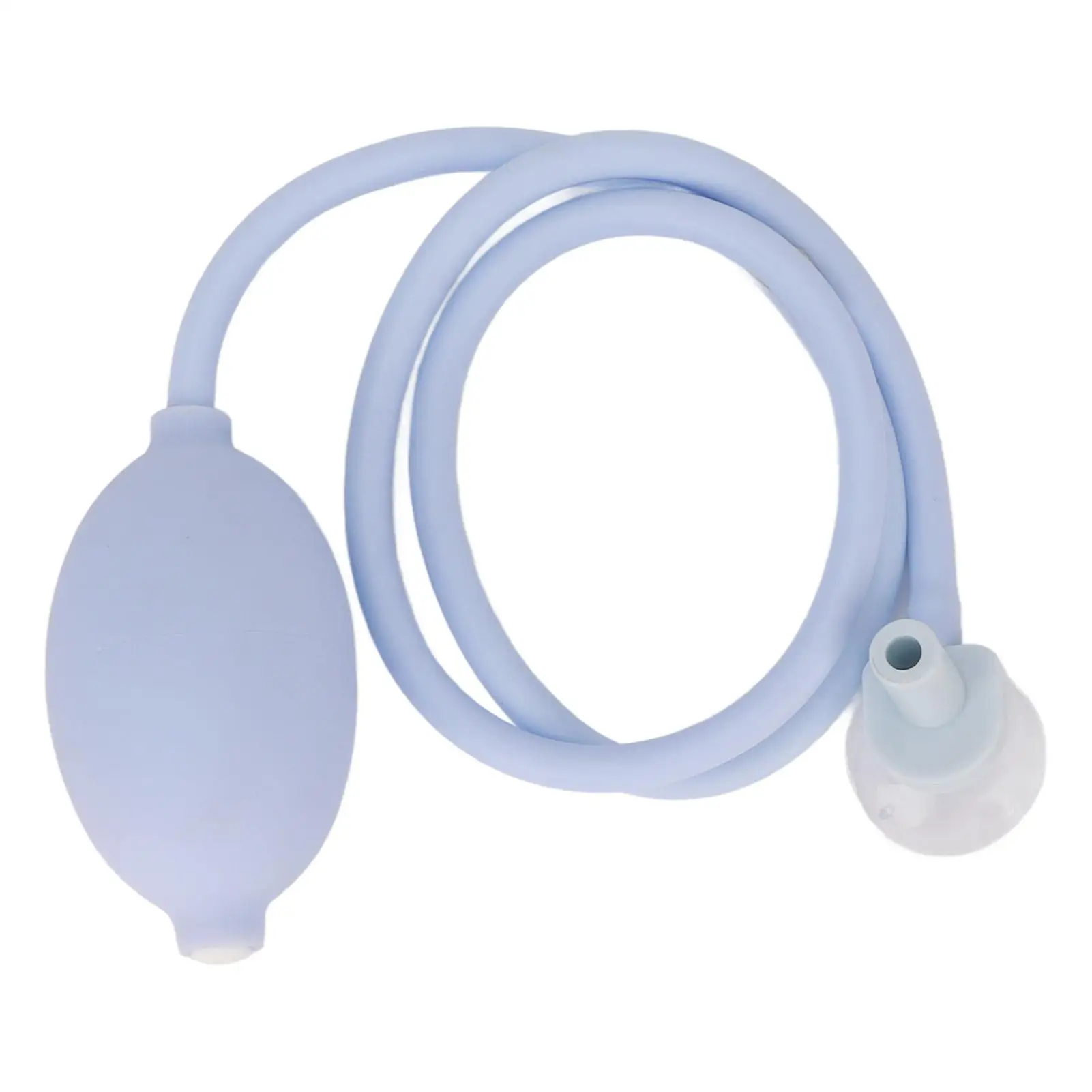 Silicone Enema Bulb for Men and Women Soft Flexible Anal Cleaning Douche Blue Anal Hygiene Tool
