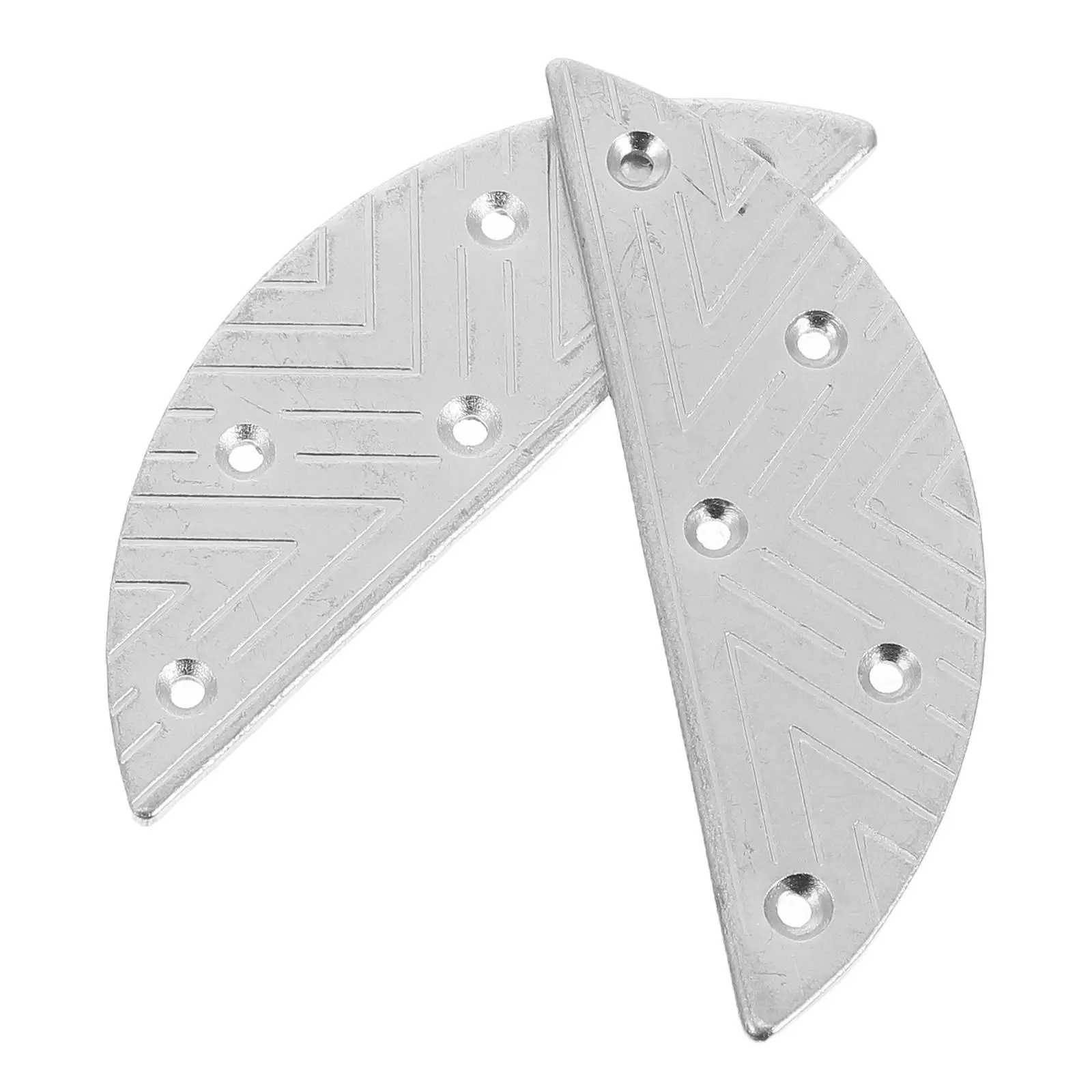 Discos de metal resistentes ao desgaste para sapatos masculinos, placas de proteção de calcanhar, solas, almofadas de reparo, meia lua
