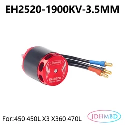 JDHMBD śmigłowiec EH 2520-1900KV(6S) bezszczotkowy samolot silnikowy do tarota ALIGN Trex 450 450L 470 ALZRC X360 A3 śmigłowiec 3.5mm