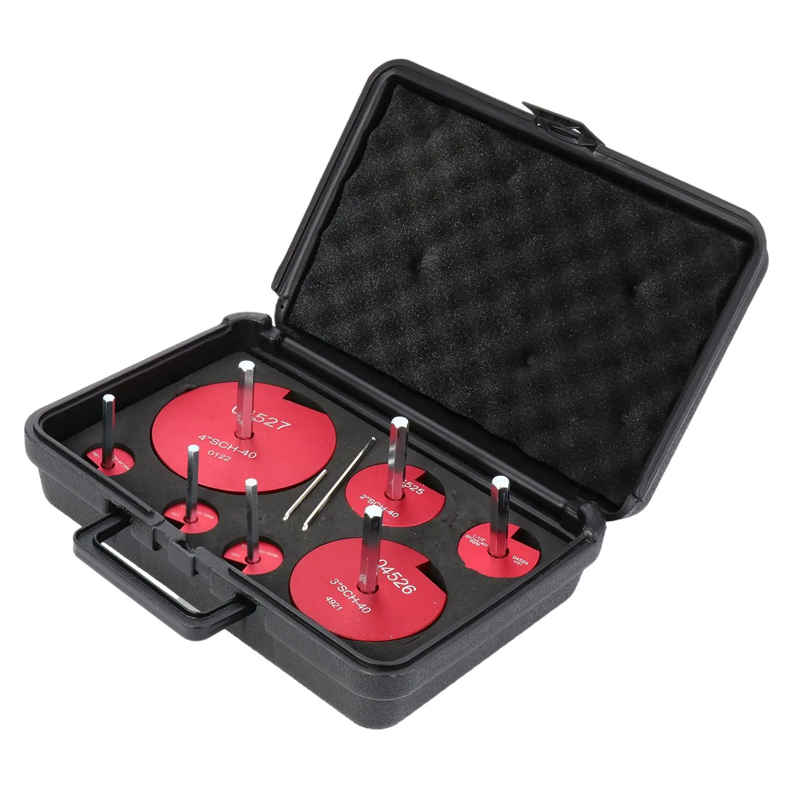 

Набор профессиональных резцов для ПВХ труб (7 шт.) с насадками 3/4, 1, 1 1/4, 1 1/2, 2, 3, 4 дюйма для ремонта фитингов ПВХ