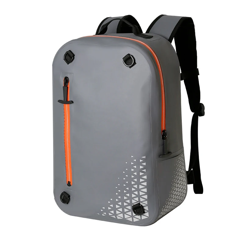 IPX7 Waterproof TPU Backpack Outdoor Professional Hiking Swimming Beach Stream Crossing Backpack 30L Air-tight River Rafting Bag