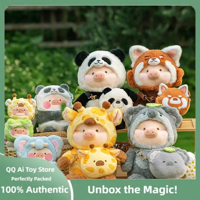 

ПодлиннаяLulu The Piggy Magician Bunny Lulu Series Подвесная карта Виниловая плюшевая сумка для лица Подвеска Кукла Игрушки Дети Рождественский подарок