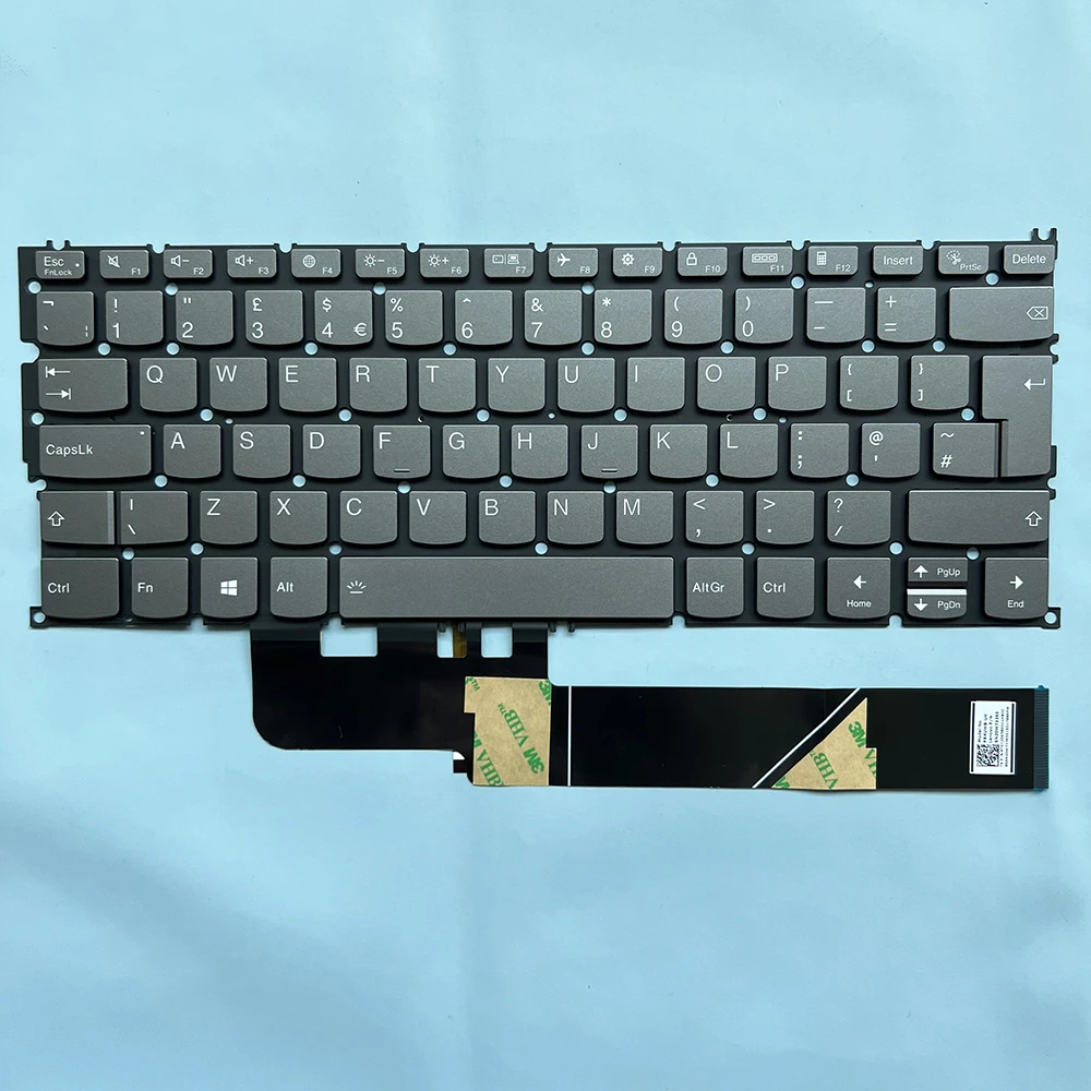 Imagem -03 - Teclado Retroiluminado para Lenovo Ideapad 81xe Reino Unido 14mq8x 5g 2023 82eg 82kh Flex 5g14q8cx05 82ak Ioga 5g-14q8cx05 2023