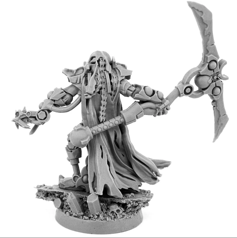 NECROCYBORG GRIM REAPER, Space Warrior, Wargame Miniatures, Figure, Terrain and Bases, RPJ, TRPJ, Pathfinder, Infinity, Gamemat