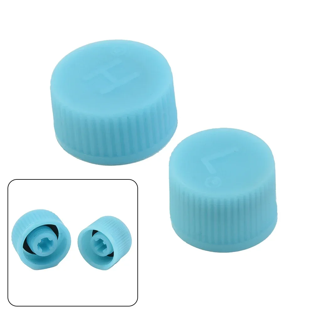 

For R134a R12 A/C Cap High/Low Pressure Parts Replacement Service Tool Valve 2pcs AC System Air Conditioning Cap