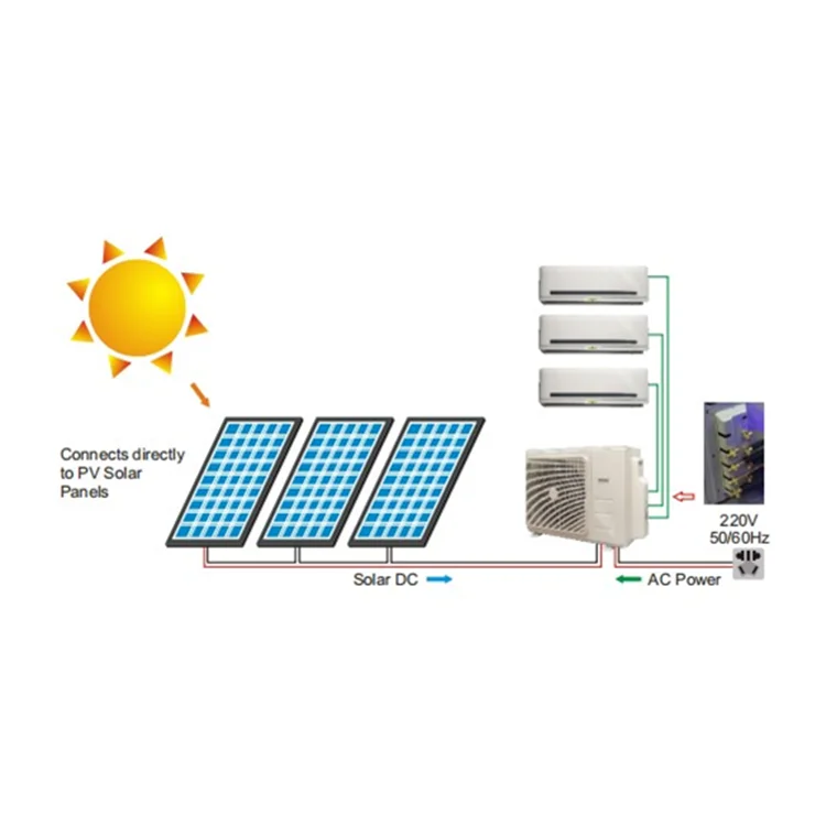 مكيف هواء 18000btu 24000btu مثبت على الحائط AC DC Hybrid Solar Multi Split