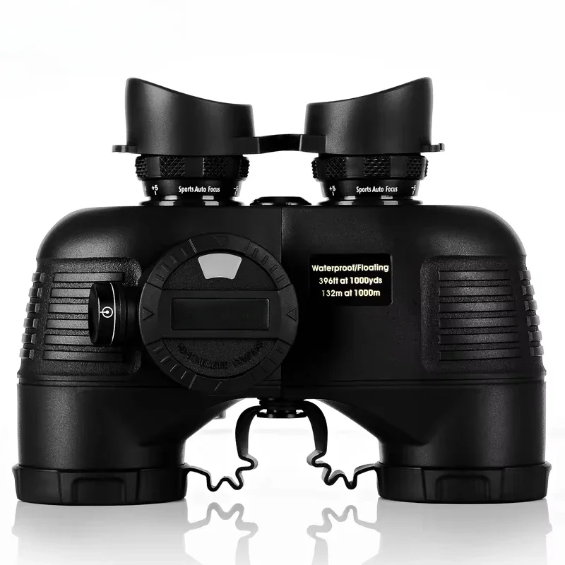 BIJIA 7x50mm  High Power  Long Range Zoom Binoculars Telescope Rangefinder with Reticle & Compass