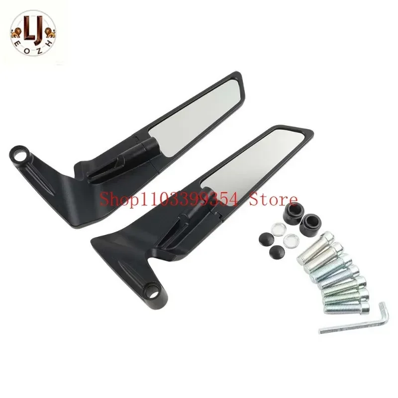 

Детали модификации мотоцикла, универсальное зеркало заднего вида с фиксированным ветровым крылом для Kawasaki Yamaha Honda Ducati