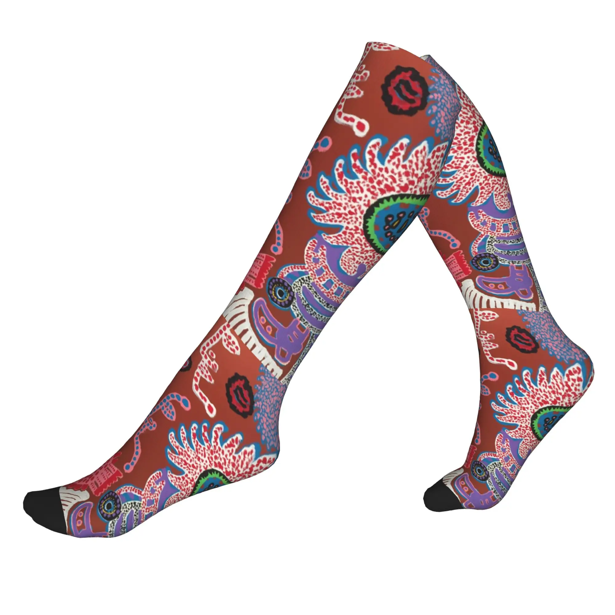 

Yayoi Kusama Men Women Sports Compression Socks Unisex Kawaii Some Water Creatures Spring Summer Autumn Winter Dress Socks