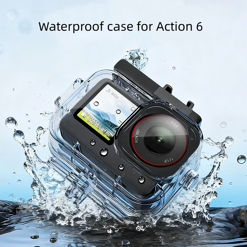 

70M Waterproof Housing for DJI Action 6 Camera Action Camera Diving Housing