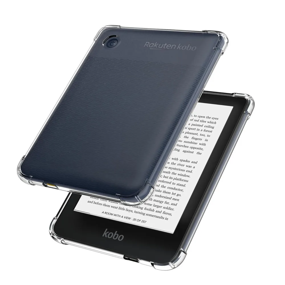 

Подходит для Kobo Clara BW 2024, прозрачный мягкий защитный чехол для электронных книг N35, четырехугольная подушка безопасности, корпус из ТПУ