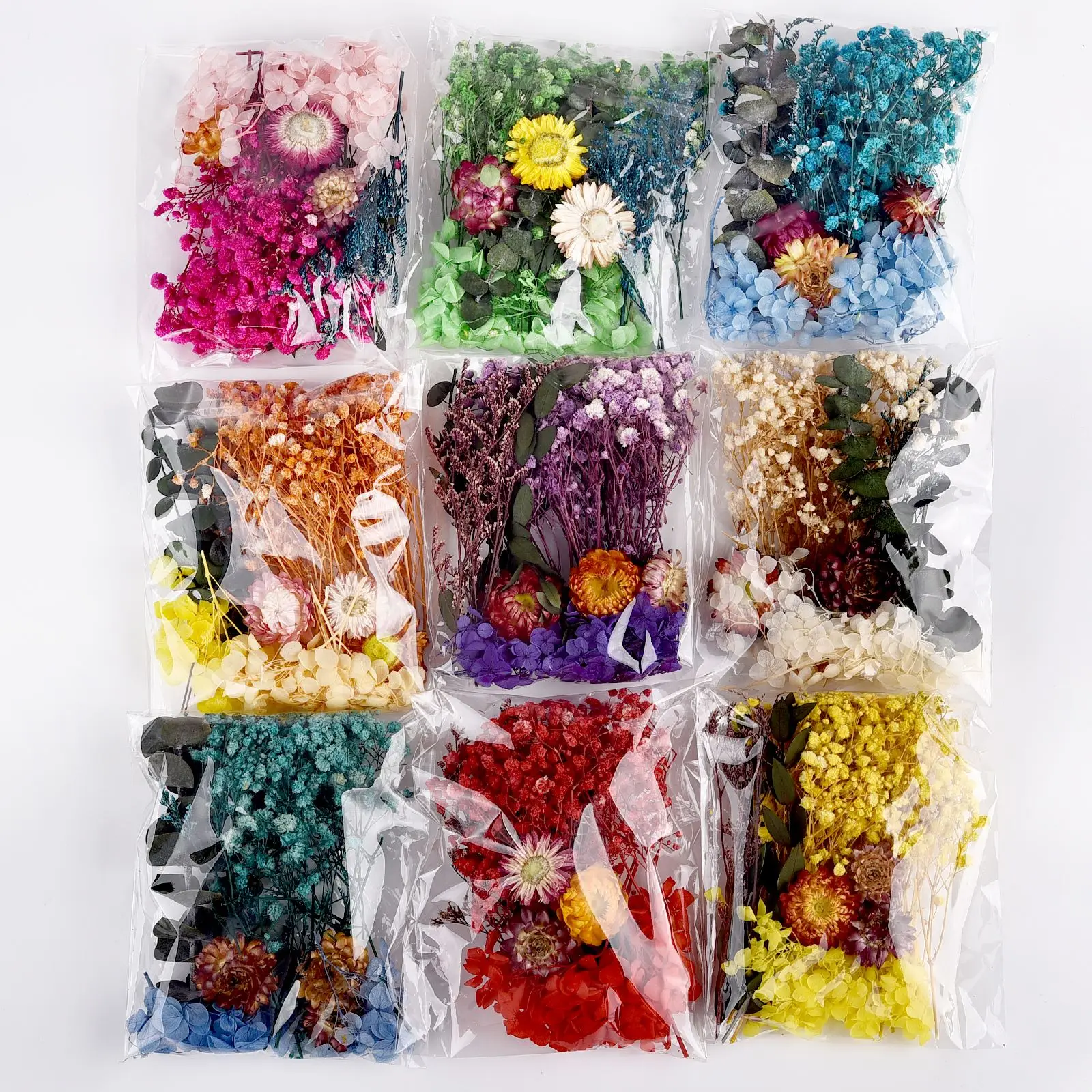 1Bag Dried Flowers For Epoxy Resin Mold Filler Dry Plants DIY Candle Earring Pendant Mold Crafts Filling Jewelry Making Supplies