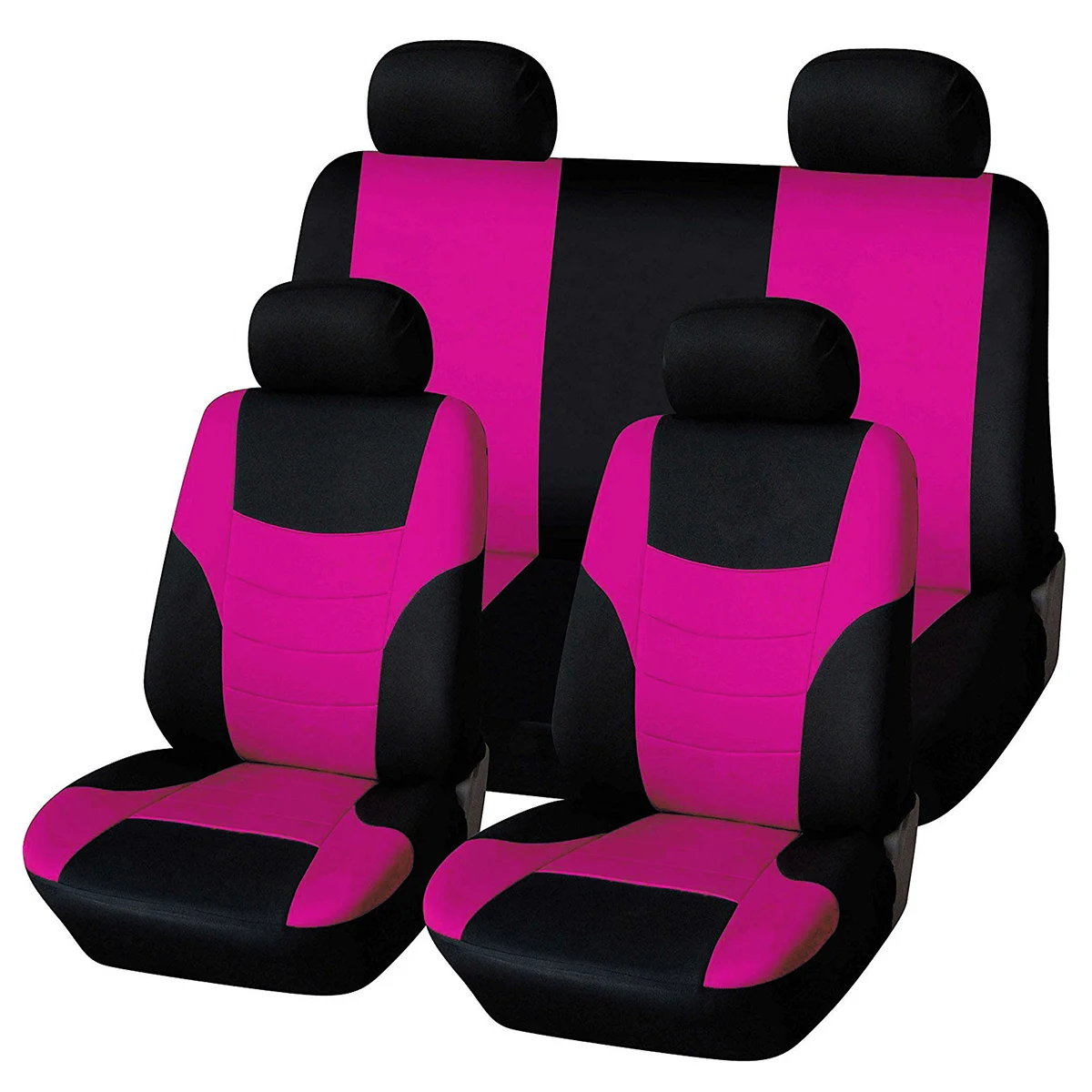 

8pcs/set Universal Car Seat Covers Full Split Bench Mesh Covers Breathable Durable Fabric Seat Protector Covers Set
