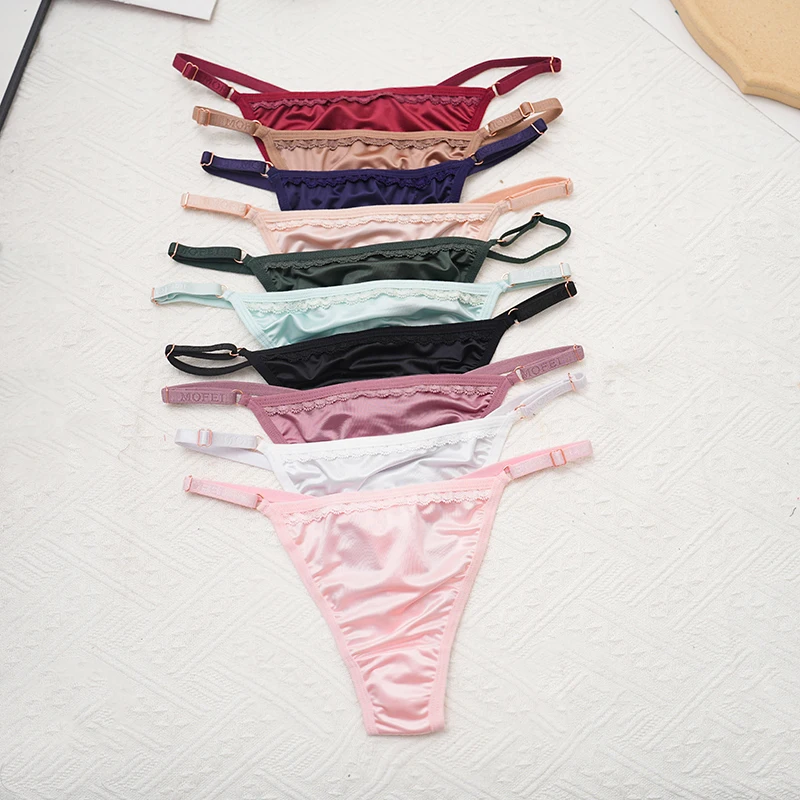 ملابس داخلية نسائية مثيرة منخفضة الخصر على شكل حرف T مغرية ملابس داخلية مريحة للتنفس