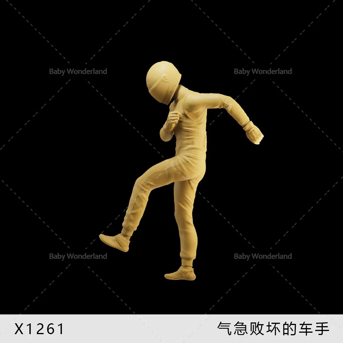 متوفر في المخزون 1/64 1/43 1/35 F1 يحتفال بطولةهم بواسطة شخصيات سيارات الركل نموذج غير مطلي ألعاب المشهد الإبداعي