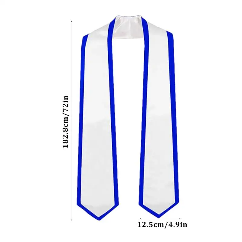 Étole de remise de diplôme unisexe pour étudiants adultes, écharpe Anti-décoloration, ceinture de remise de diplôme pour étudiants
