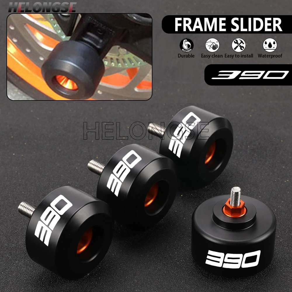 

For KTM DUKE 390 2013 2014 2015 2016 2018-2020 2021 2022 2023 2024 RC390 2025 Front Rear Fork Wheel Frame Slider Crash Protector
