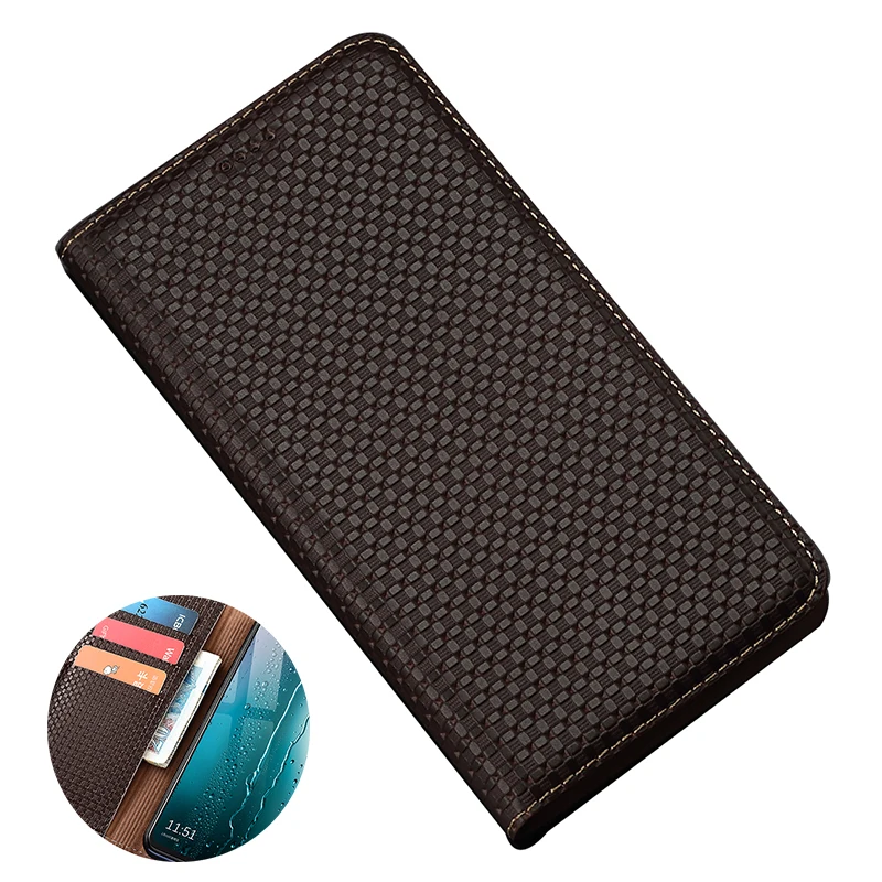 

Luxury Card Pocket Case For Sony Xperia Ace III Ace II Genuine Leather Flip Cover For Sony Xperia Pro-I Magnetic Phone Punch