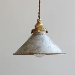 American Countryside Retro Industrial Pendant Lamp Iron Rust Loft Restaurant Kitchen Chandelier Coffee Shop Bar Decor Droplight