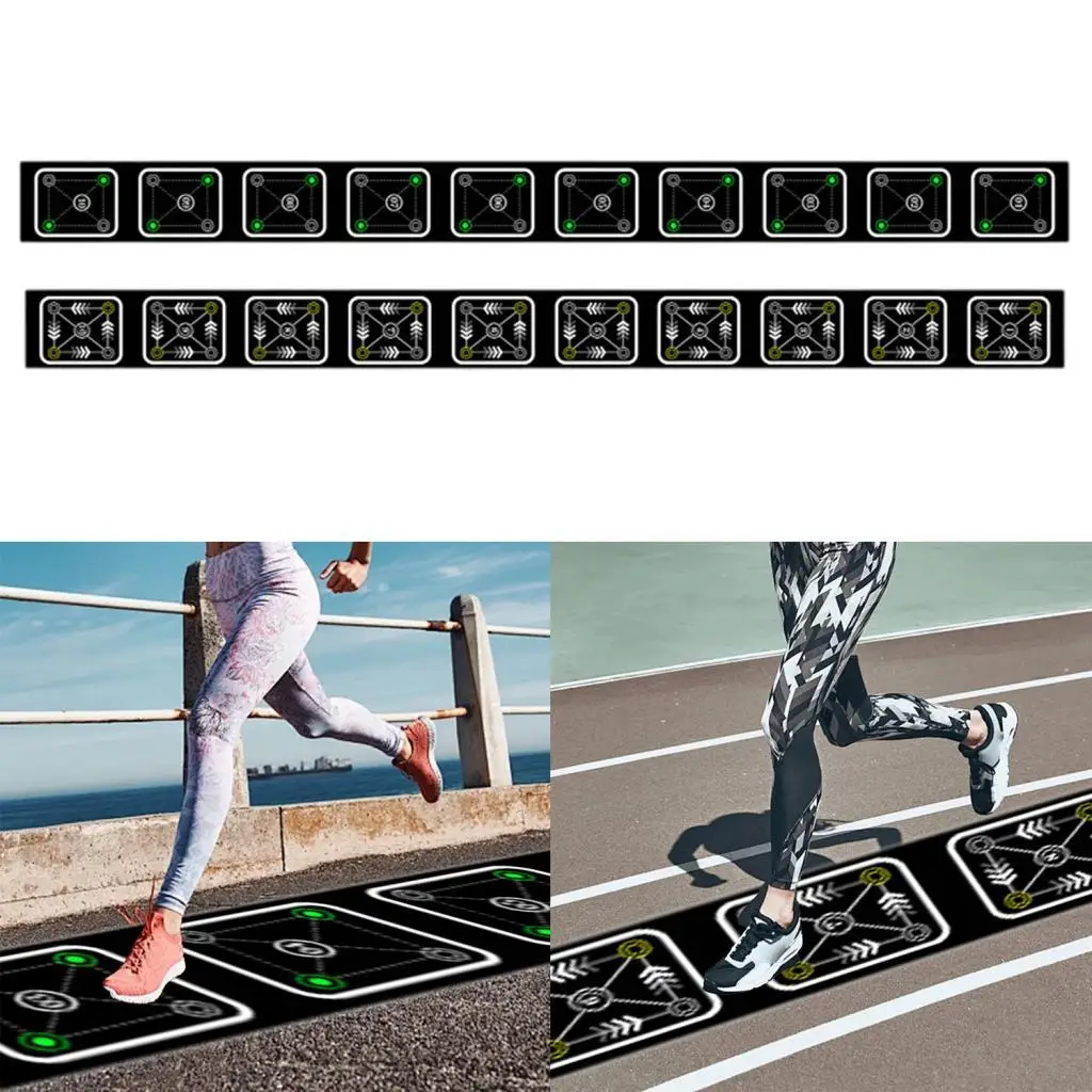 Agility Ladder Mat Multipurpose Footwork Practice Sports Speed Practice Pad for Exercise Outdoor Soccer Sports Playing Field