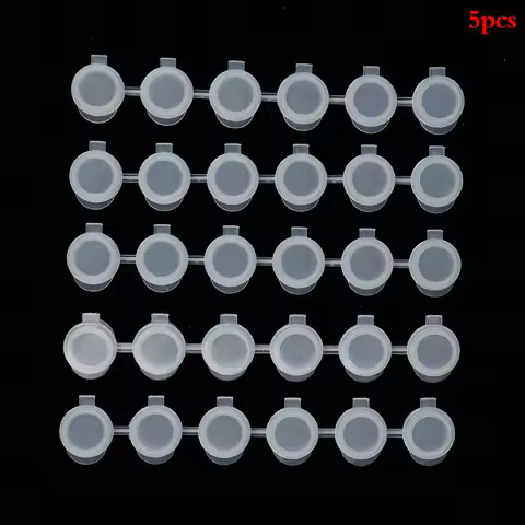 5-piece 2ml 6 Connected Paint Empty Box Painting Acrylic Paint Supplies Painting Art Education Painting Learning Supplies