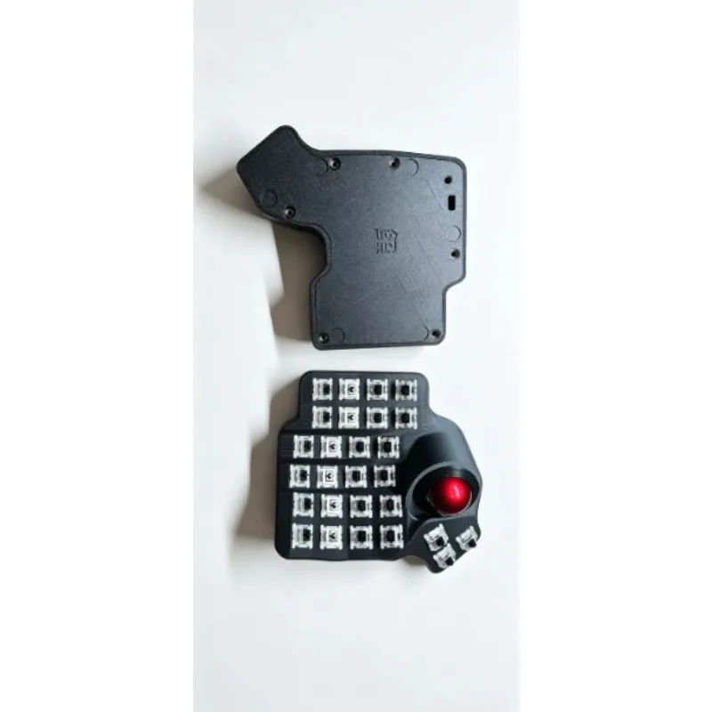 4*6 Bluetooth Trackball Split Keyboard Kit Custom Hotswap Ergonomic Handmade Keyboard 3D Print Case Left Right Hands Keyboards