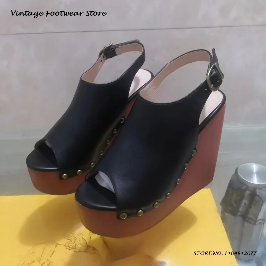 Trendy Wooden Wedge… - image