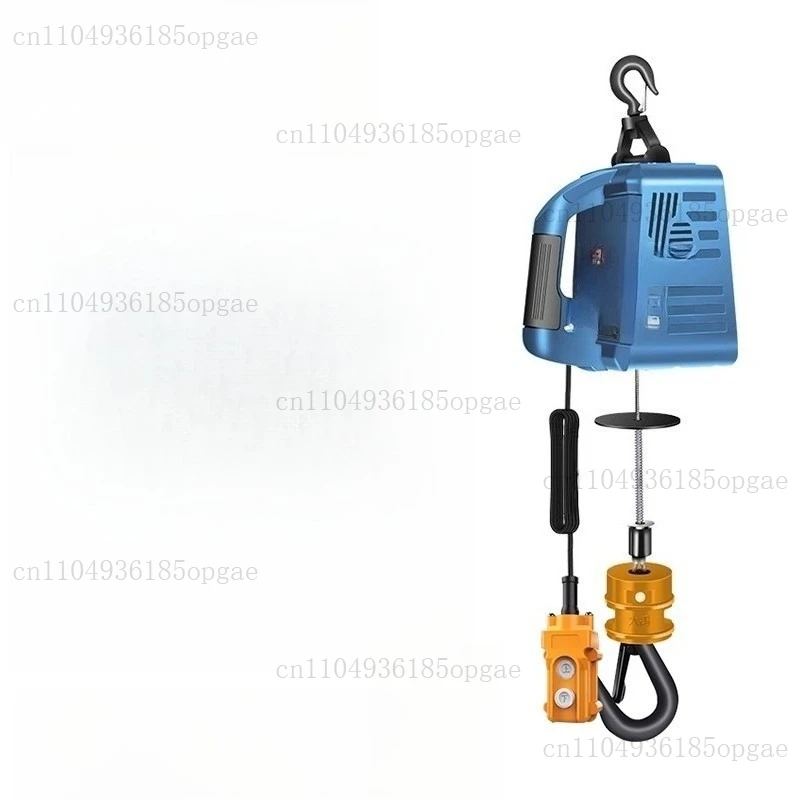 Miniature Electric Hoist 220V Crane Small Lift Remote Control Portable Air Conditioner Hoist
