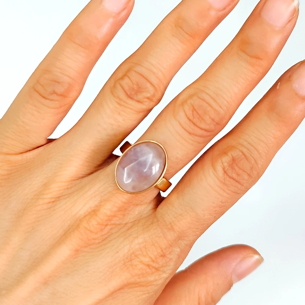 20 Stück fantastische Steinringe für Frauen, ovale Perlen, Großhandelsposten, Vintage-Ring, Party-Geschenk, Kristallschmuck – Detail 14