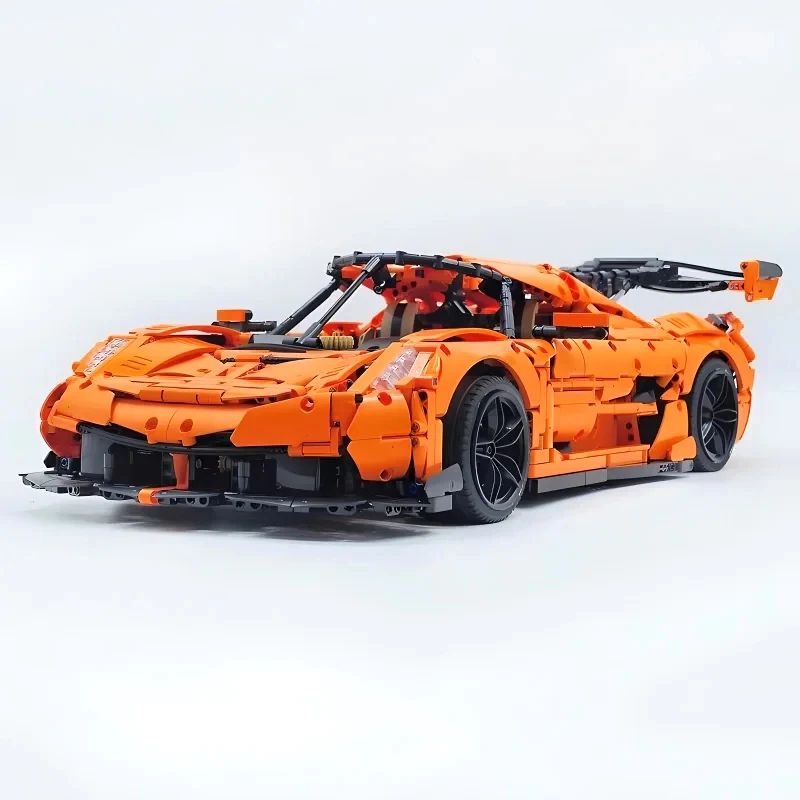 MOC C61048 Technical Super Speed Champions Car Hypercar Model Building Blocks Speed Vehicle Bricks Toys Christmas Gifts For Kids